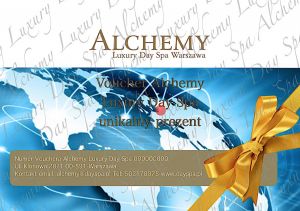 Voucher Alchemy Luxury Day Spa Warszawa z  każdego miejsca na świecie